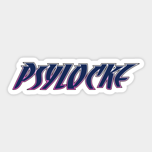 Psylocke's Logo Sticker